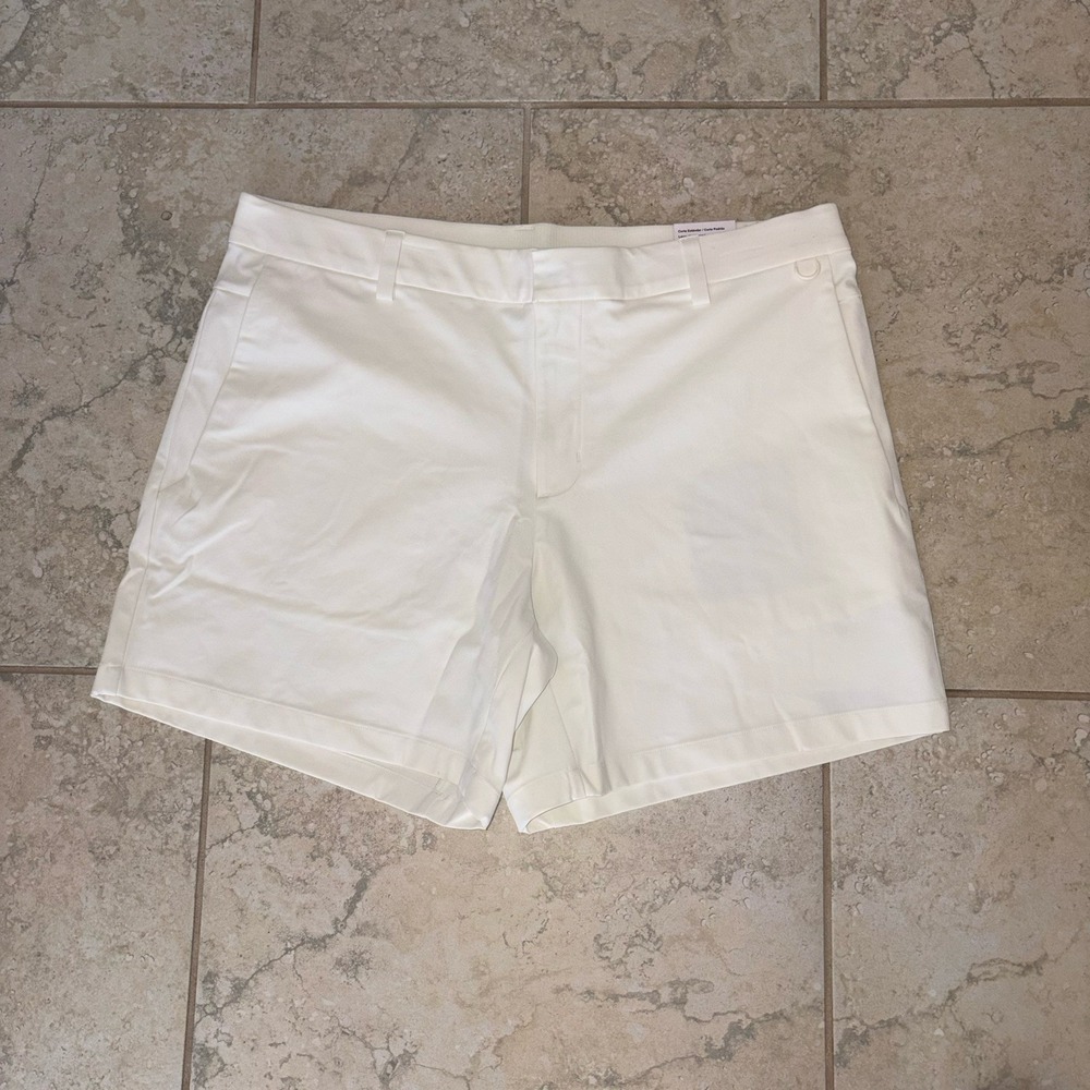 Nike 24.7 PerfectStretch Dri-FIT 6" Shorts Mens Sz 36 Sail White HQ6933-133 New